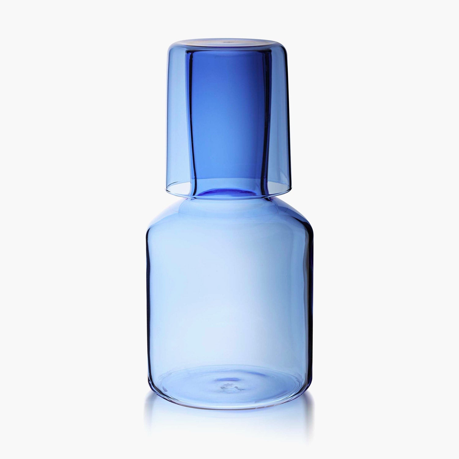 Bedside Carafe &amp; Glass - Azure - Slowdown Studio