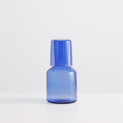 Bedside Carafe &amp; Glass - Azure - Slowdown Studio