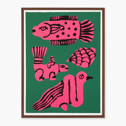 Figurines Art Print - Print - Slowdown Studio