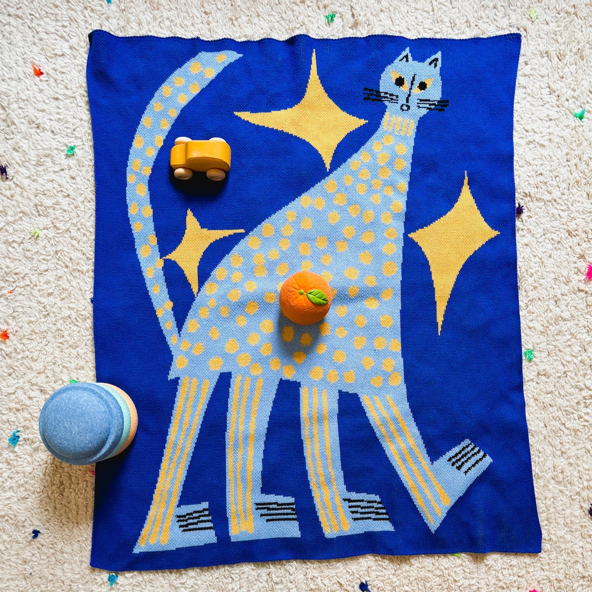 Starry Night Mini Blanket - Slowdown Studio