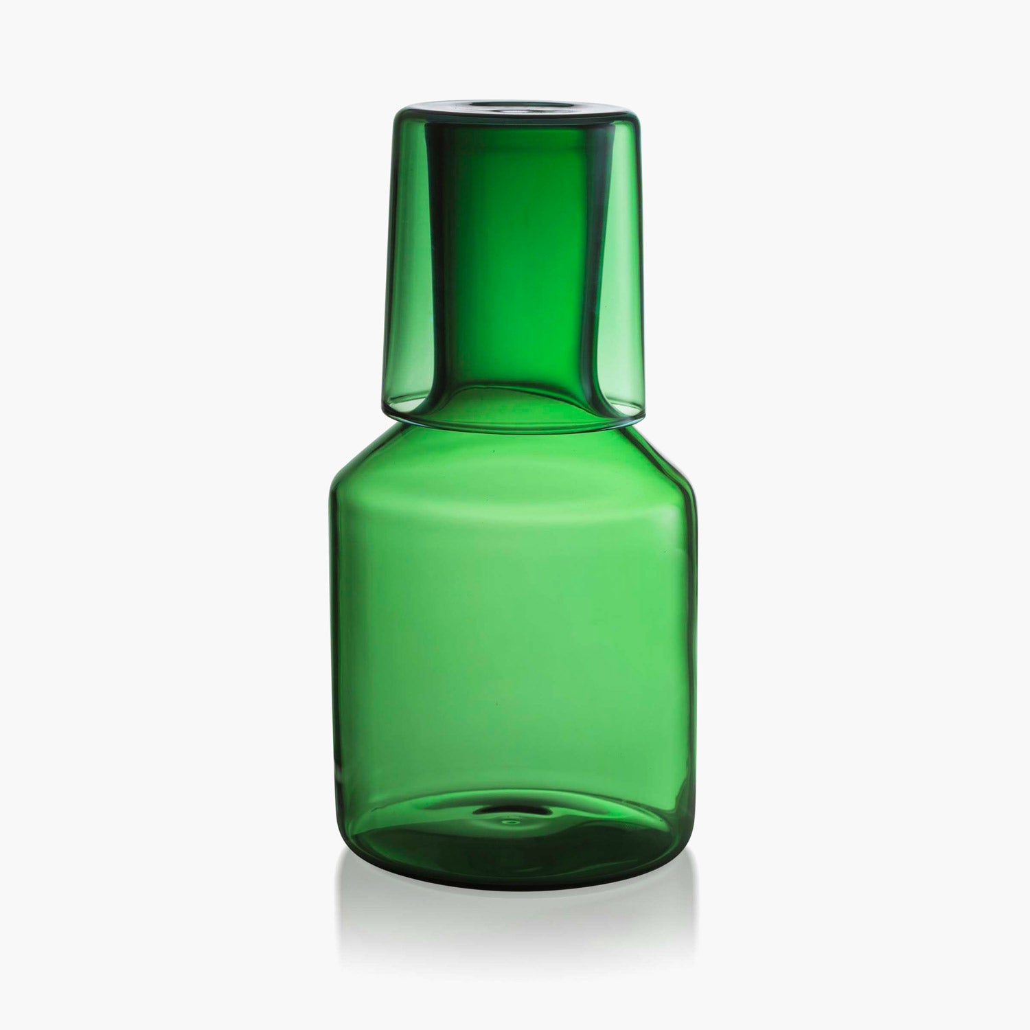 Bedside Carafe &amp; Glass - Green - Slowdown Studio