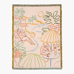 Paloma Throw - Woven Blankets - Slowdown Studio