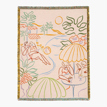 Paloma Throw - Woven Blankets - Slowdown Studio