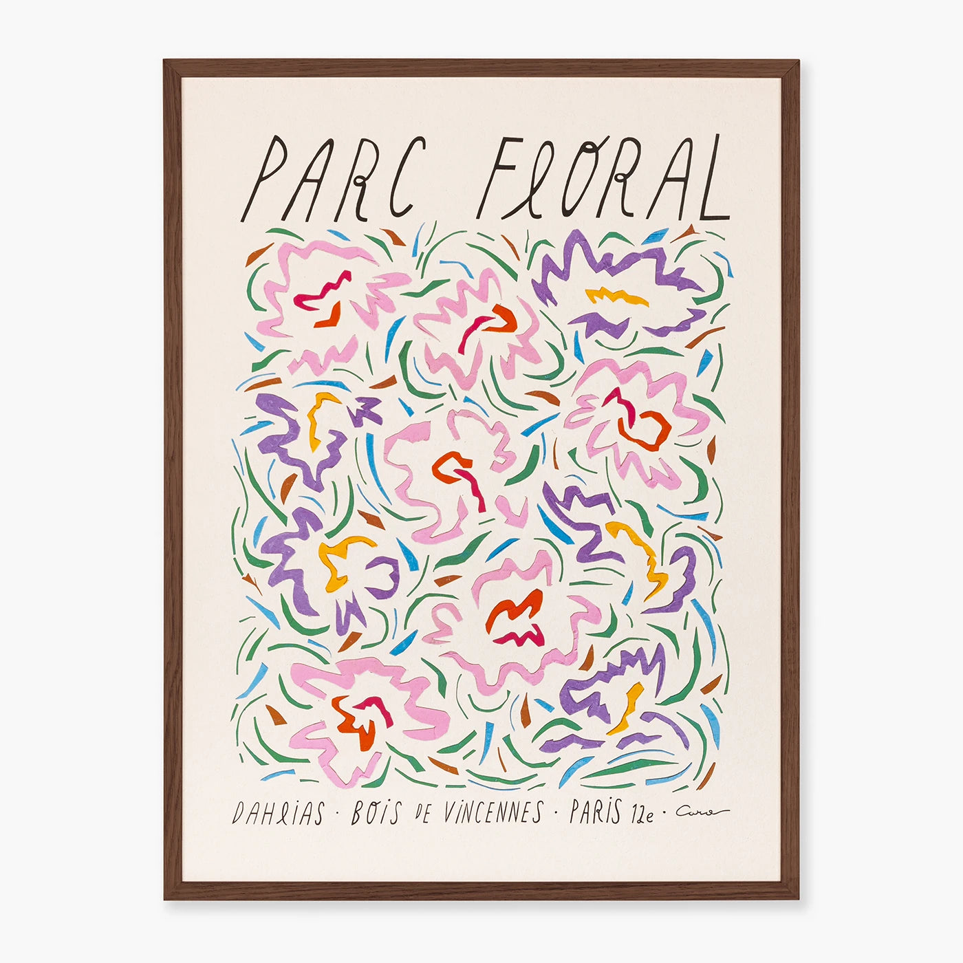 Parc Floral Art Print - Print - Slowdown Studio