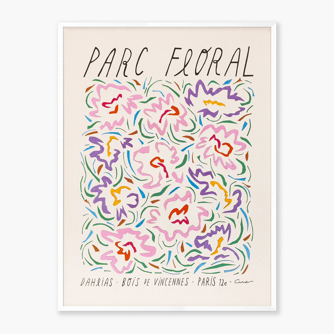 Parc Floral Art Print - Print - Slowdown Studio