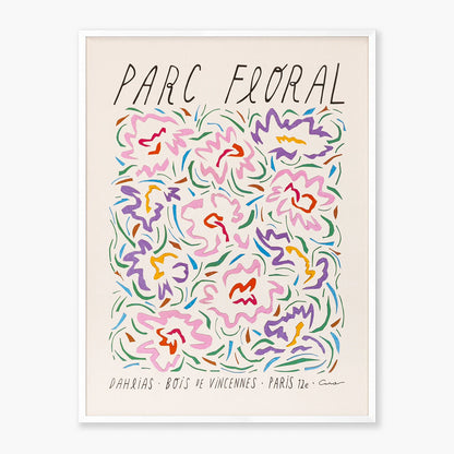 Parc Floral Art Print - Print - Slowdown Studio